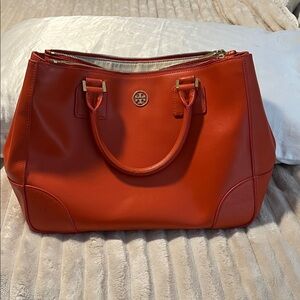 Tory Burch Orange Satchel